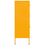 Voir la diapositive 4 : VIDAXL Armoire a tiroirs Jaune moutarde 80x35x101,5 cm Acier