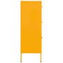 Voir la diapositive 4 : VIDAXL Armoire a tiroirs Jaune moutarde 80x35x101,5 cm Acier