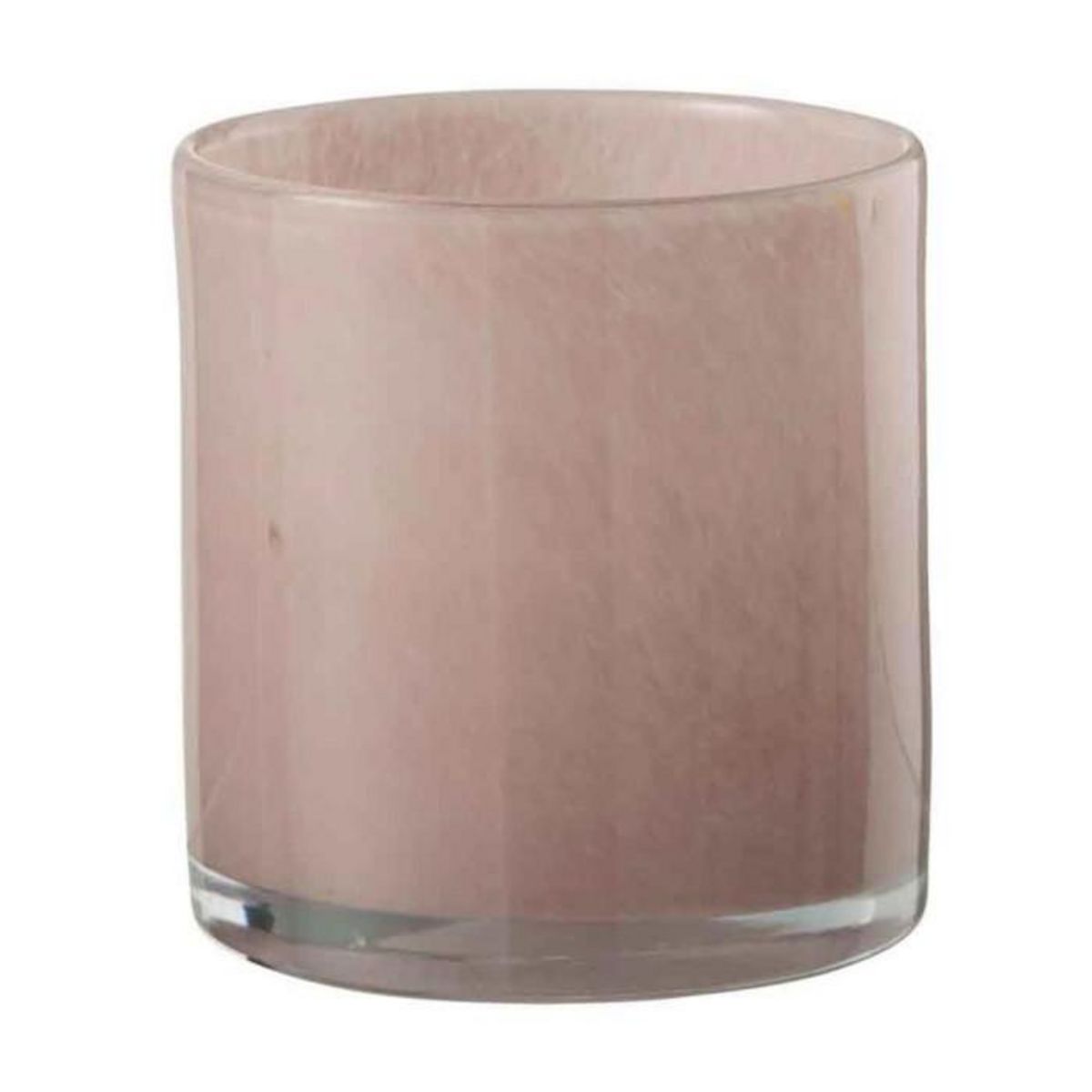 Paris Prix Photophore Design en Verre  Jade  12cm Rose