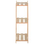 Voir la diapositive 3 : VIDAXL Etagere de stockage 3 niveaux 80x28,5x90 cm Bois de pin massif