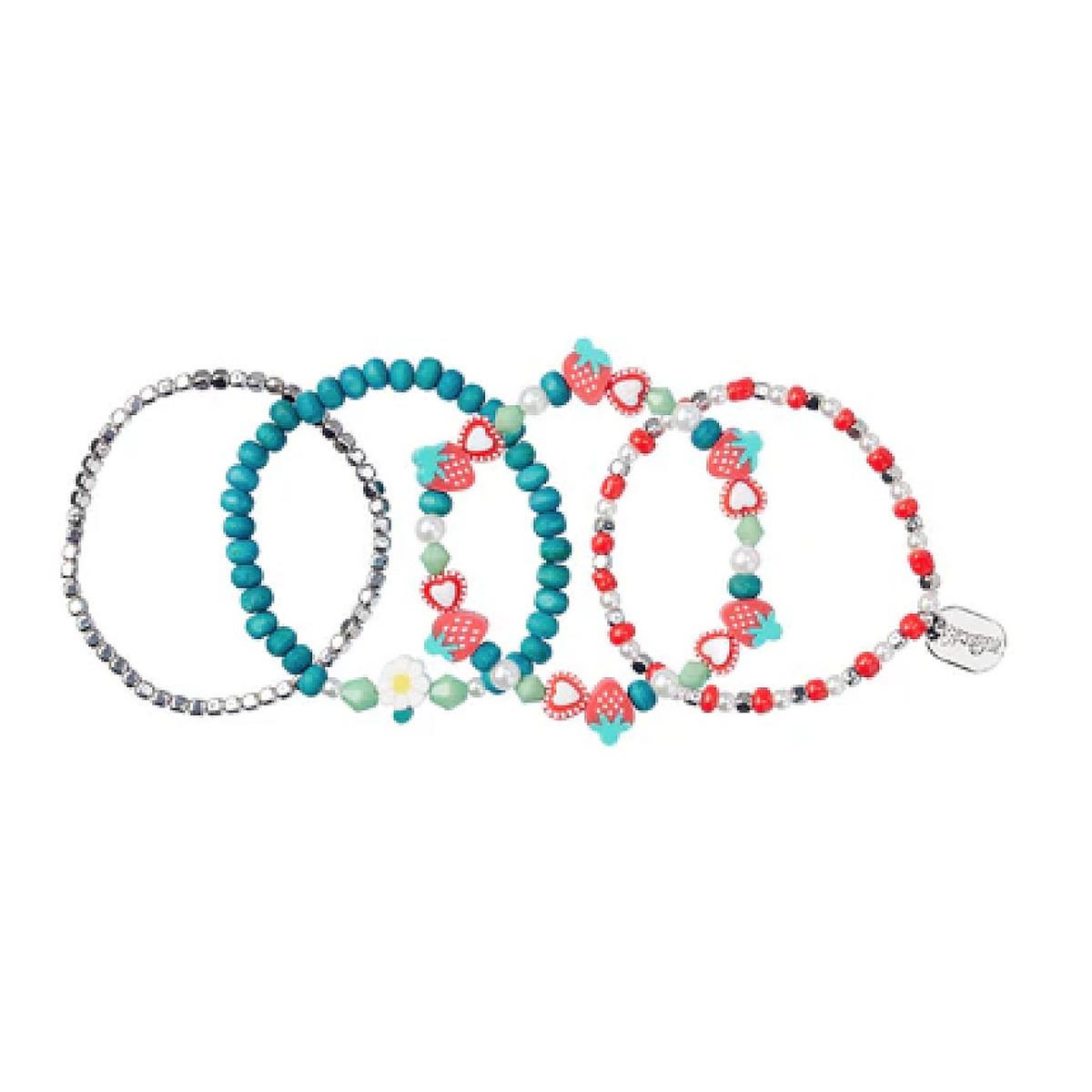 SOUZA Set de 4 bracelet Kensi Fruits
