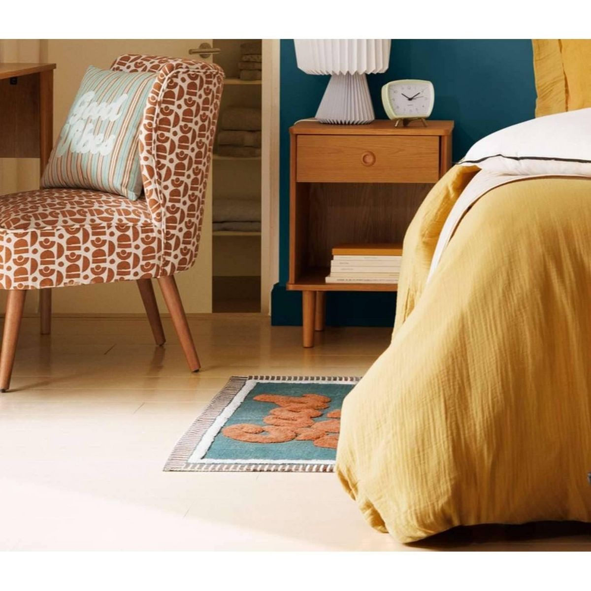 ATMOSPHERA Tapis rectangulaire Good Vibes - 60 x 90 cm - Multicolore