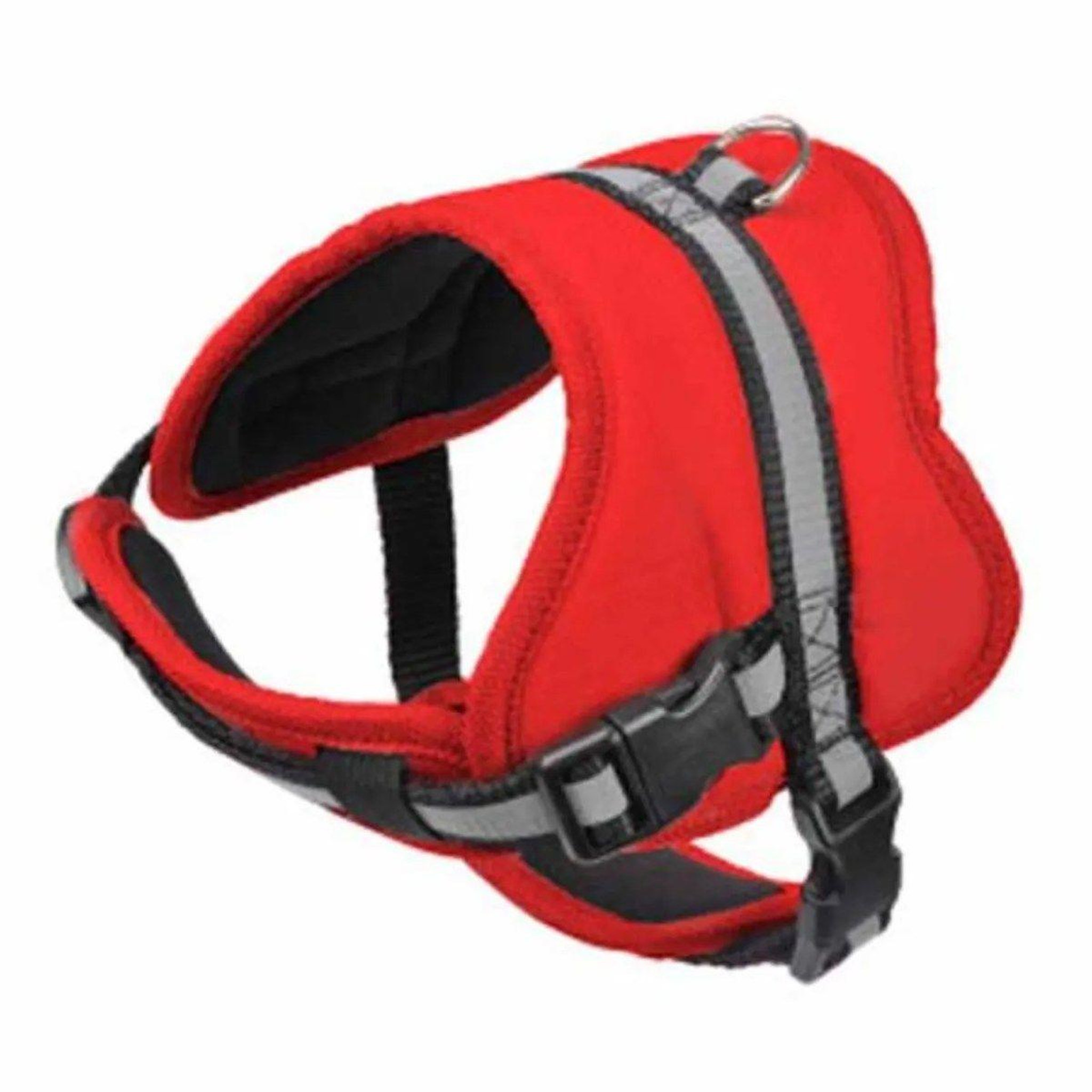 HOMEA Harnais réglable confort  essentiel  33-45cm rouge