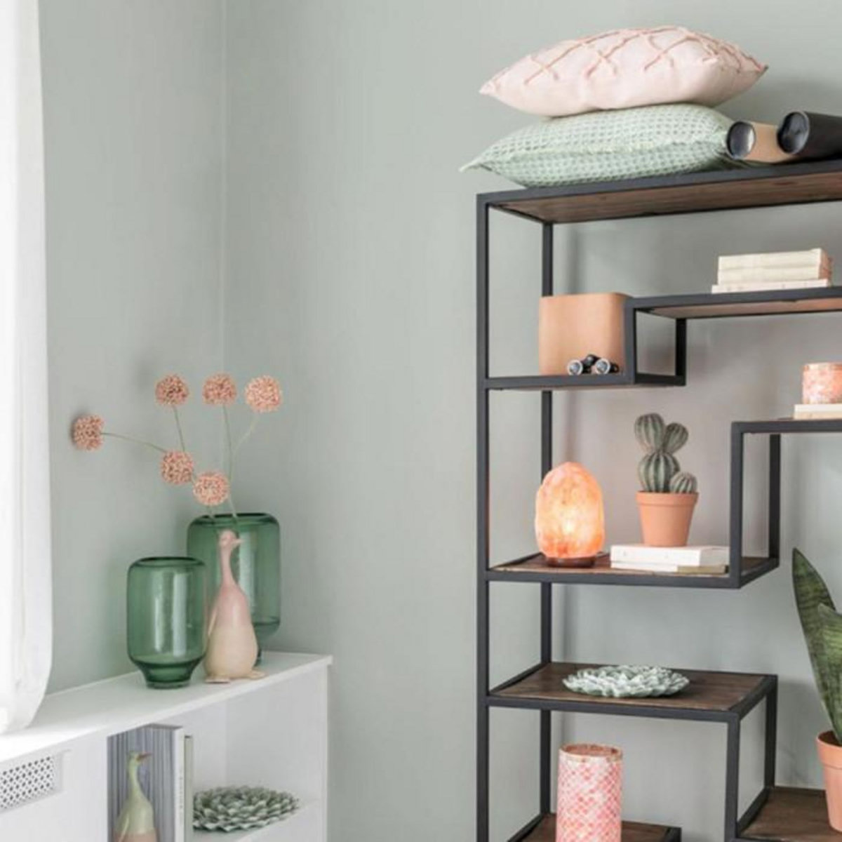 Paris Prix Vase Déco Sur Pied  Nora  37cm Vert