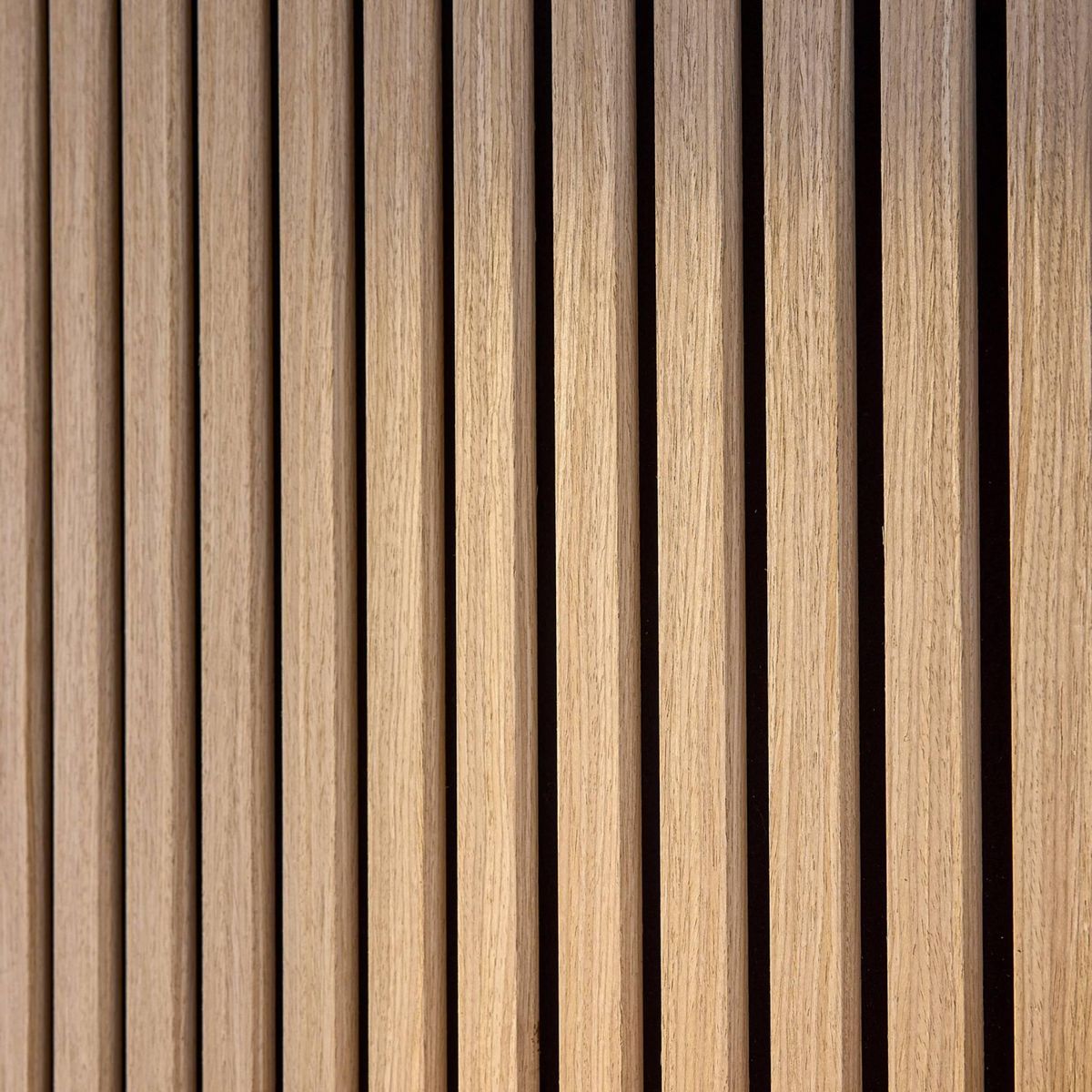 SWEEEK Set de panneaux muraux acoustiques, tasseaux décoratifs en feutrine et MDF chêne 60x120cm - Kyoto