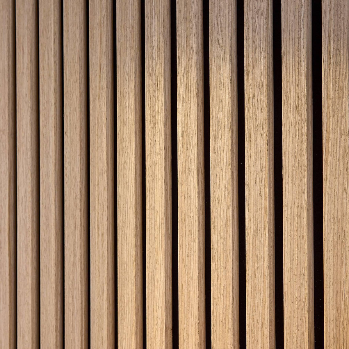 SWEEEK Set de panneaux muraux acoustiques, tasseaux décoratifs en feutrine et MDF chêne 60x120cm - Kyoto