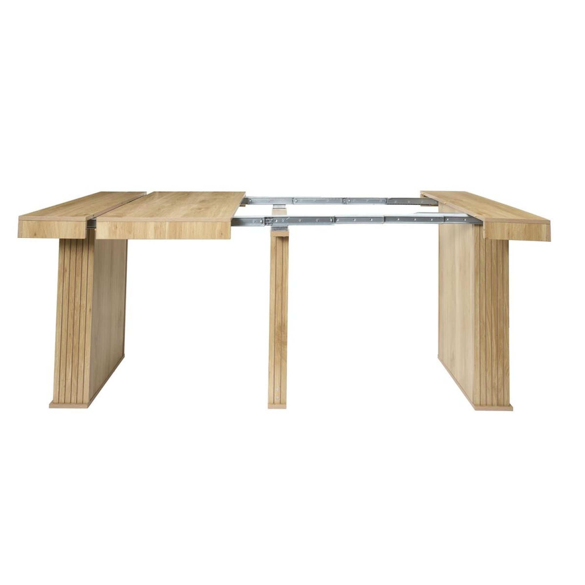 Voir la diapositive 5 : The Home Deco Factory Console table extensible  klaus  47-235cm marron