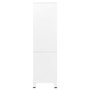 Voir la diapositive 5 : VIDAXL Garde-robe Blanc 90x50x180 cm Metal