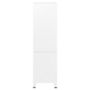 Voir la diapositive 5 : VIDAXL Garde-robe Blanc 90x50x180 cm Metal