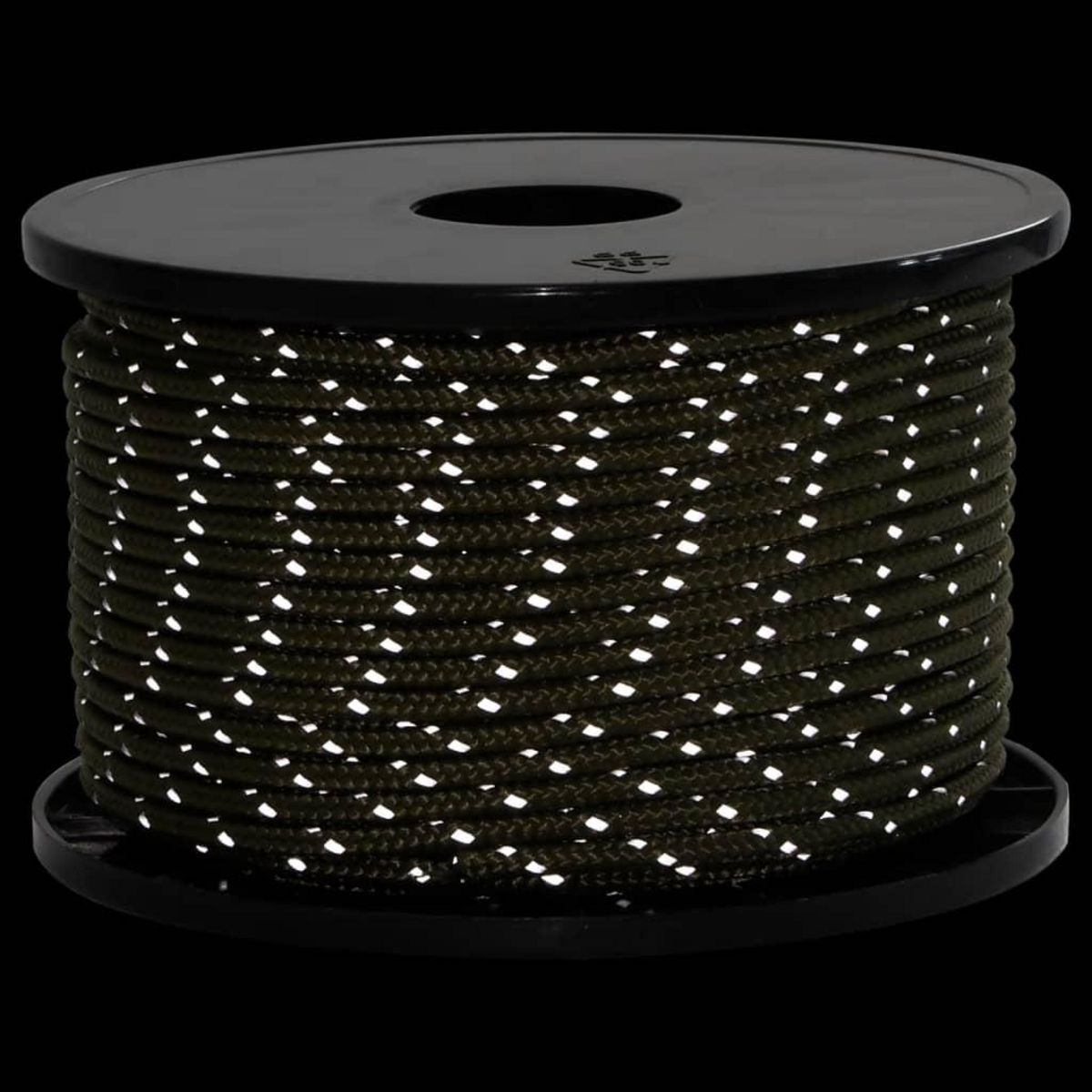 VIDAXL Corde de haubanage de tente avec bandes reflechissantes et cles