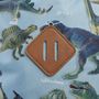 Voir la diapositive 2 : Sac à dos 1 compartiment bleu SKOOTER DINO 
