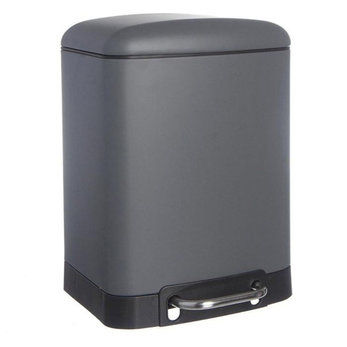 FIVE Poubelle à Pédale en Métal  Ariane  6L Gris