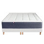 Voir la diapositive 5 : IDLITERIE Ensemble matelas ressort 7 zones KING STYLE, mémoire de forme, sommier, couette, oreillers