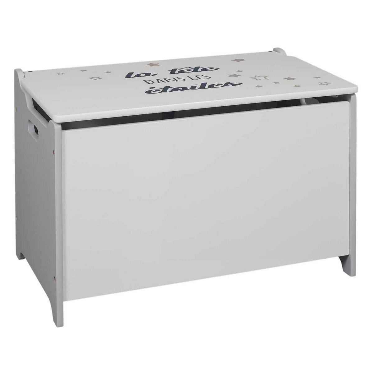 TOILINUX Coffre à jouets en MDF La tête dans les étoiles