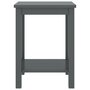 Voir la diapositive 2 : VIDAXL Table de chevet Gris fonce 35x30x47 cm Bois de pin massif