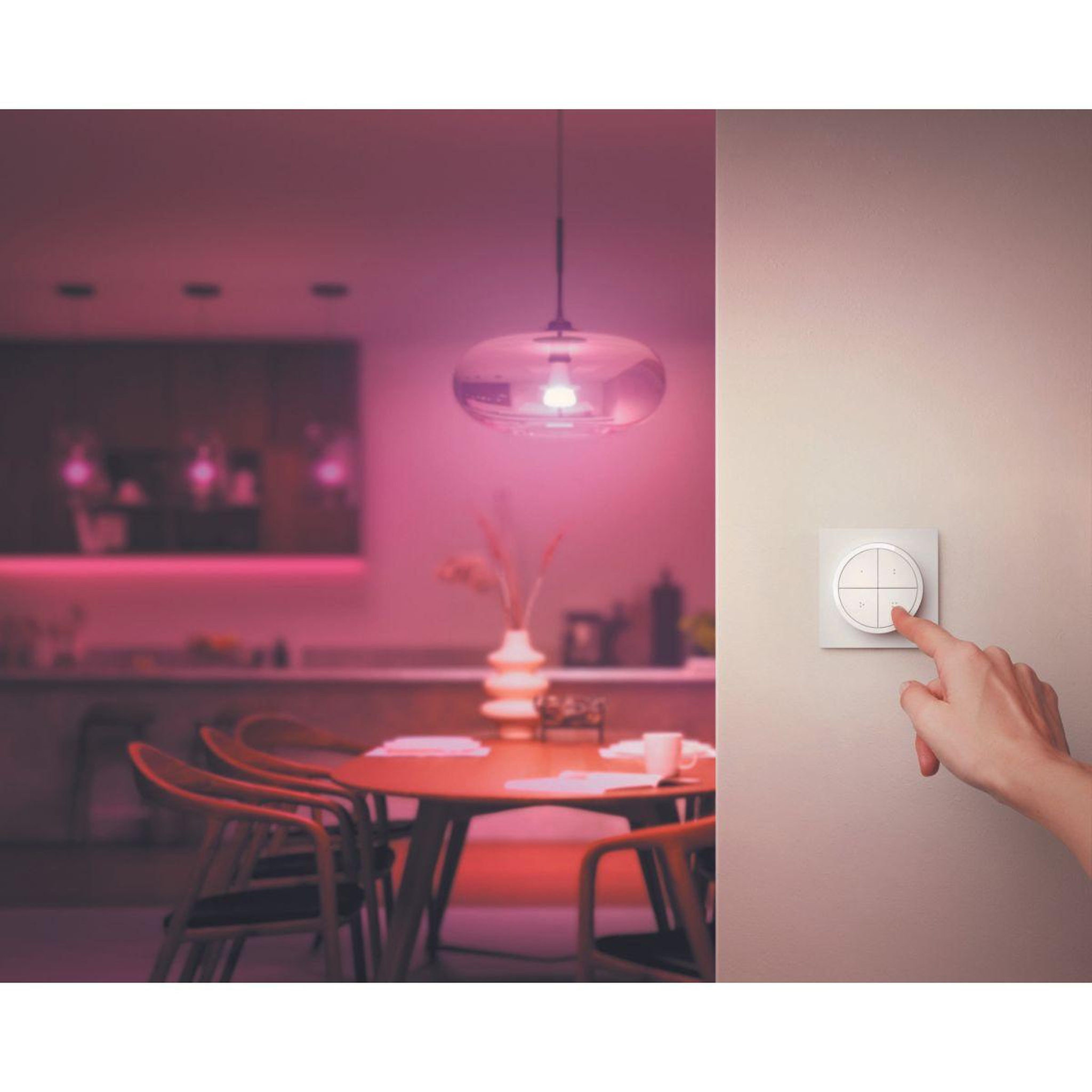 Voir la diapositive 3 : PHILIPS HUE Interrupteur Tap dial switch Blanc