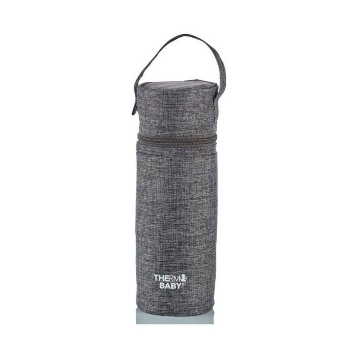 THERMOBABY Porte biberon THERMOBABY - isotherme - gris chiné