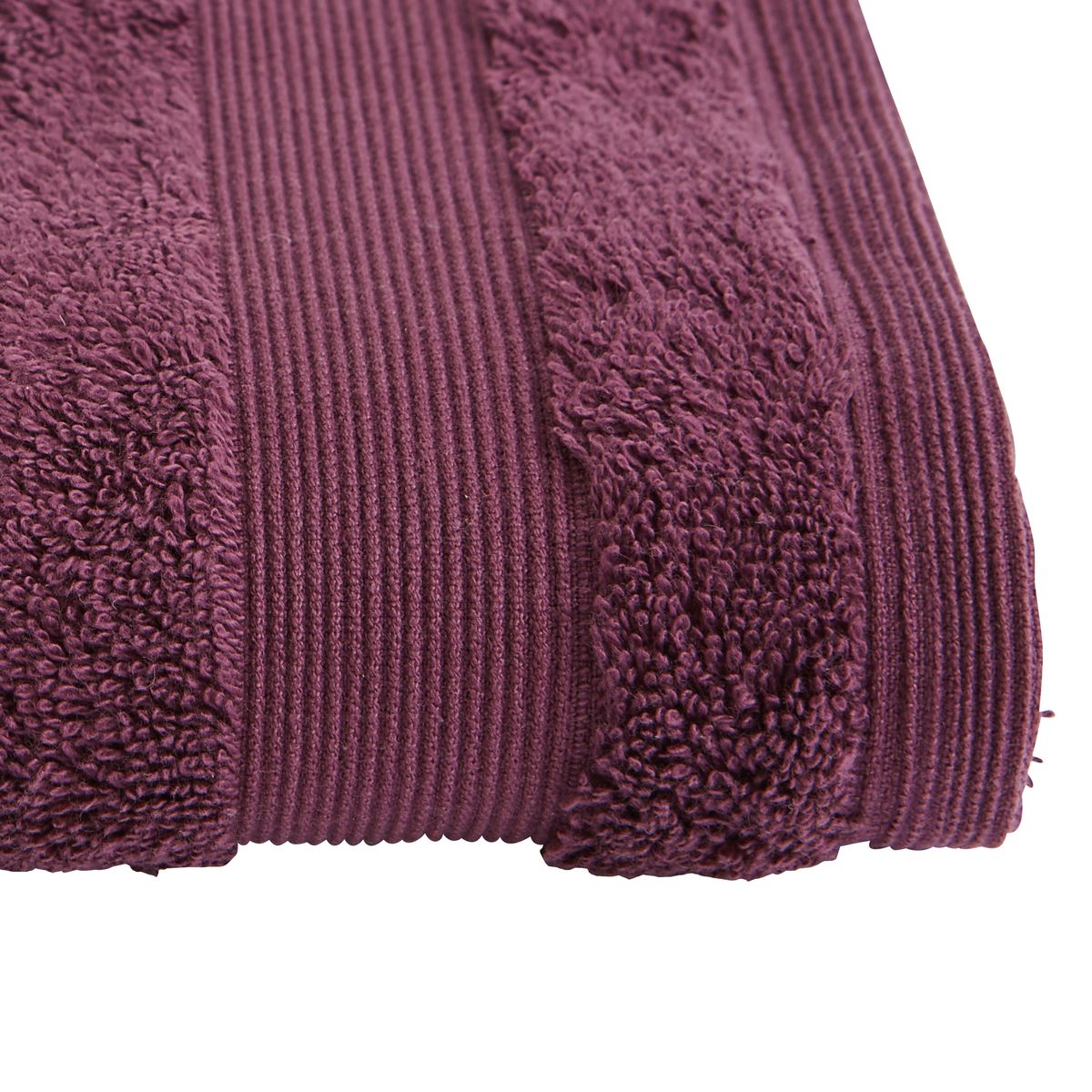 ACTUEL Maxi drap de bain uni en coton égyptien 650 gr/m2