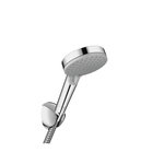 Hansgrohe Pommeau de douche 2 jets, flexible et support, HANSGROHE chromé