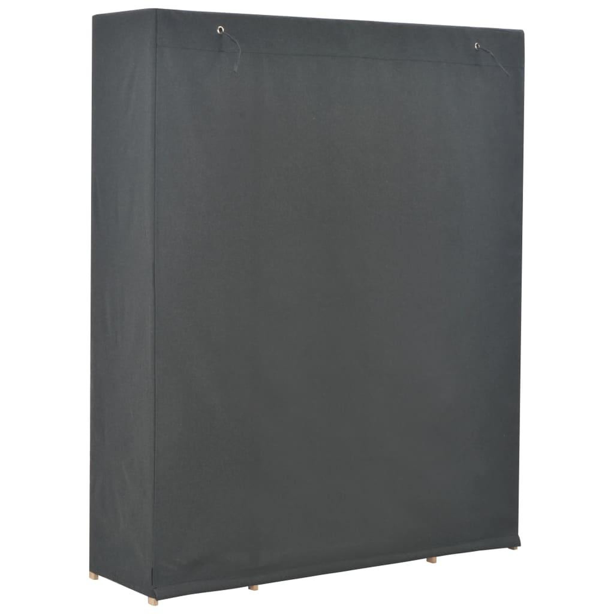 Voir la diapositive 3 : VIDAXL Garde-robe Gris 135 x 40 x 170 cm Tissu