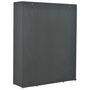Voir la diapositive 3 : VIDAXL Garde-robe Gris 135 x 40 x 170 cm Tissu