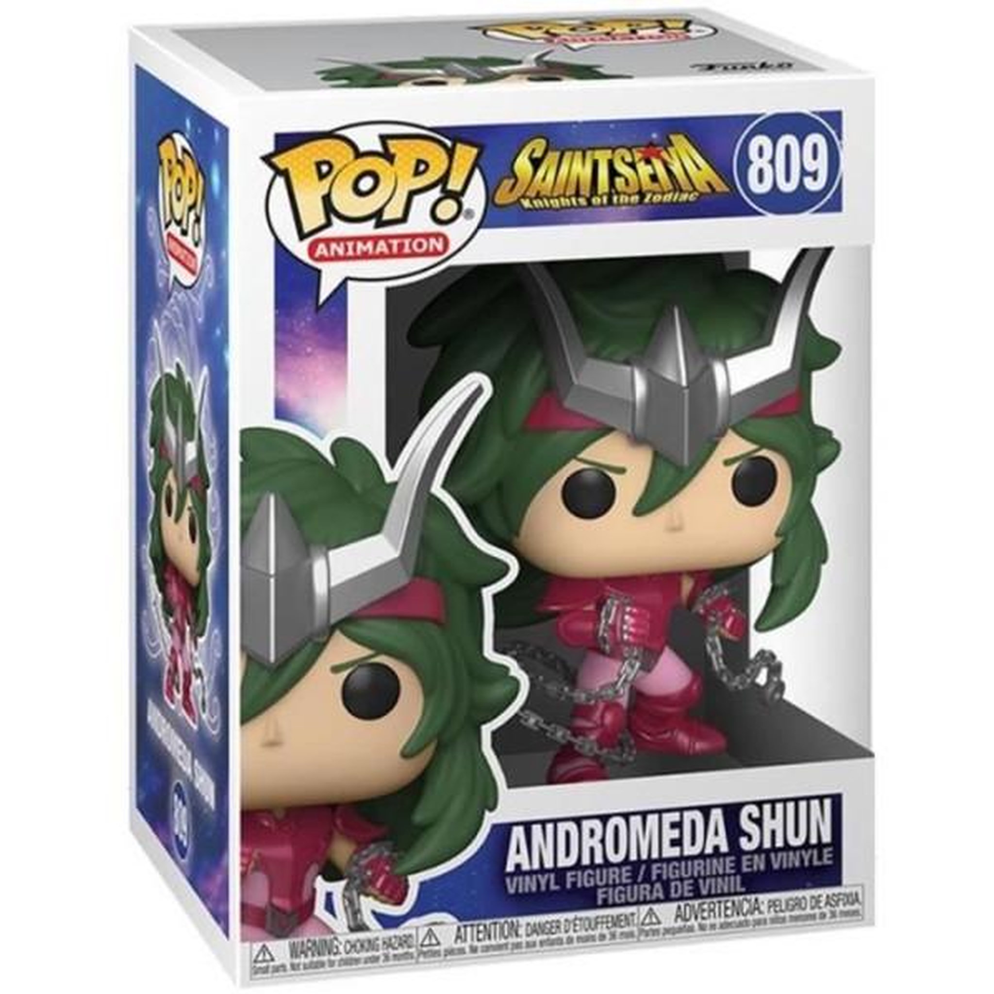 Voir la diapositive 2 : Funko Figurine funko pop! - saint seiya - andromeda shun - armure d'andromede - 10 cm - mixte
