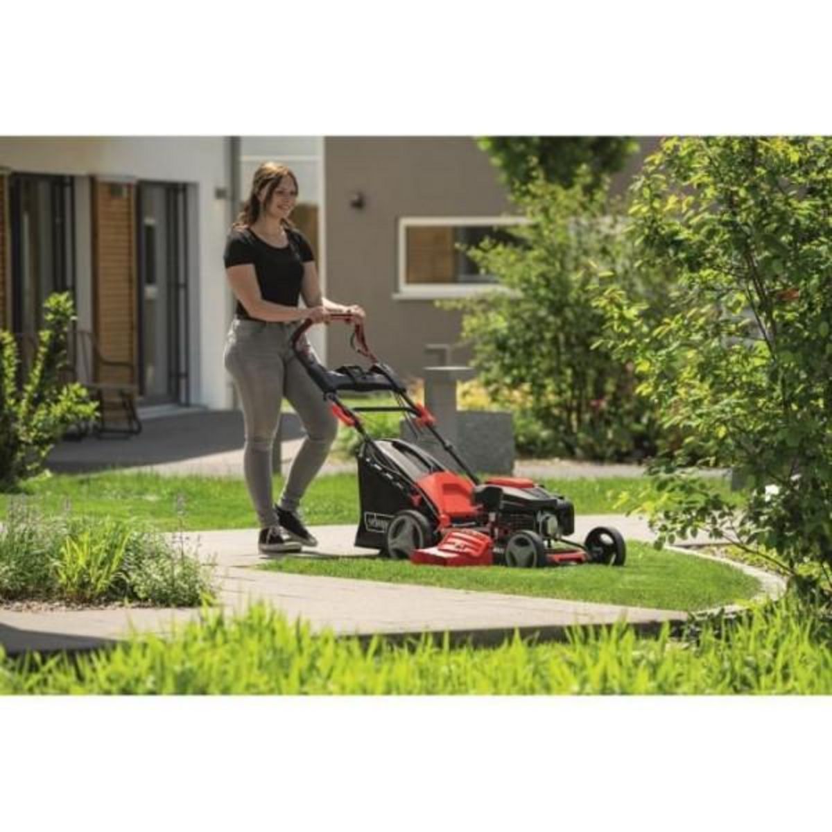 SCHEPPACH Tondeuse a Gazon   thermique autotractée – démarrage électrique - MS225-53BRE - 53 cm - SCHEPPACH