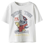 NAME IT T-Shirt Blanc Garçon Name it Vanyo. Coloris disponibles : Blanc