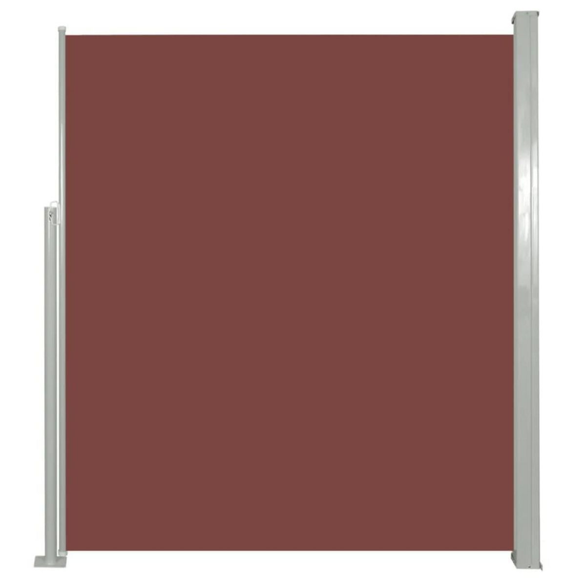 VIDAXL Auvent lateral retractable de patio 160 x 300 cm Marron
