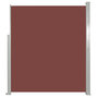 Voir la diapositive 2 : VIDAXL Auvent lateral retractable de patio 160 x 300 cm Marron