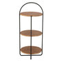 Voir la diapositive 2 : Paris Prix Étagère 3 Niveaux  Mia  100cm Naturel
