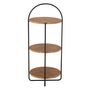 Voir la diapositive 2 : Paris Prix Étagère 3 Niveaux  Mia  100cm Naturel