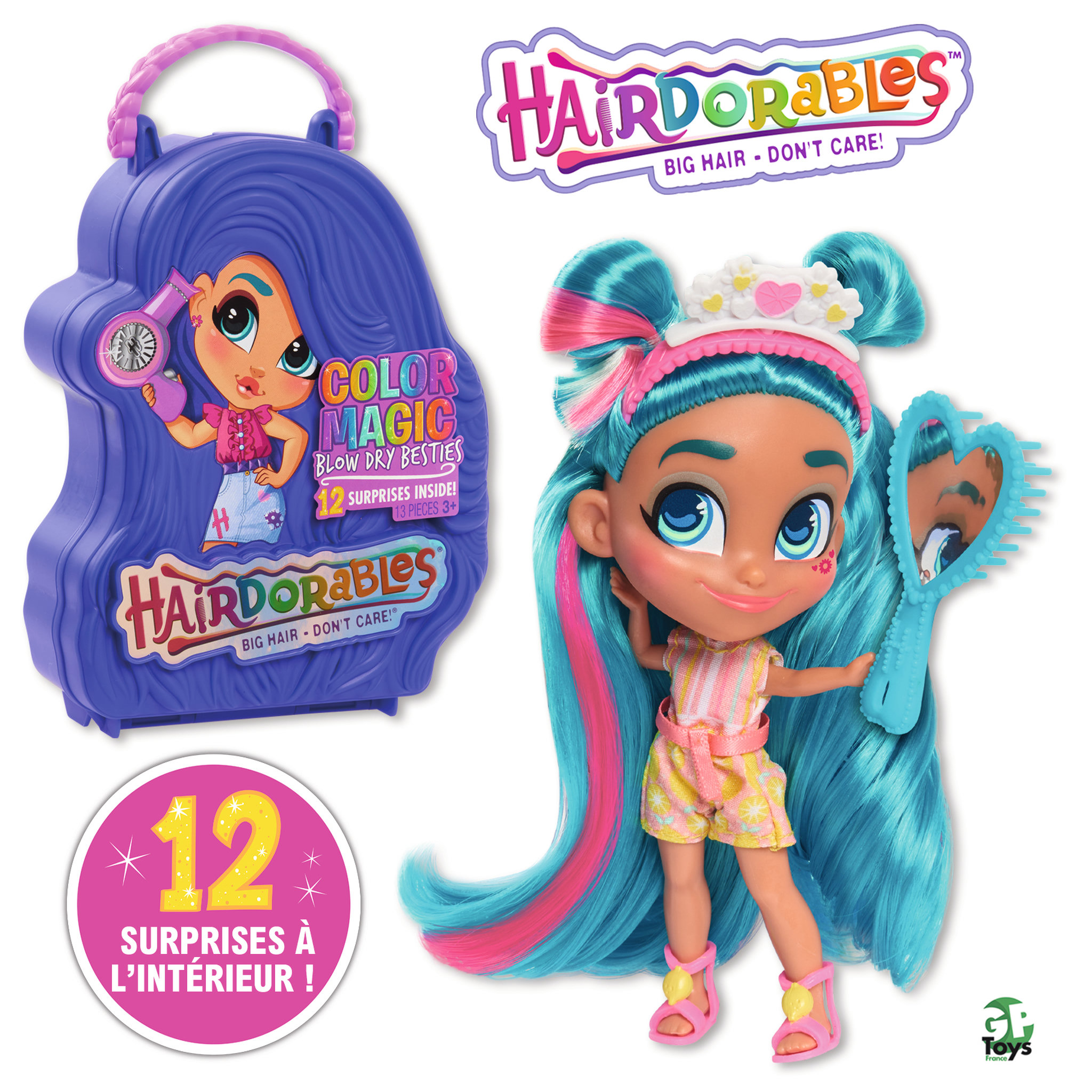 Voir la diapositive 1 : GP TOYS Hairdorables - Poupée Surprise - Serie 6 - Color Magic 
