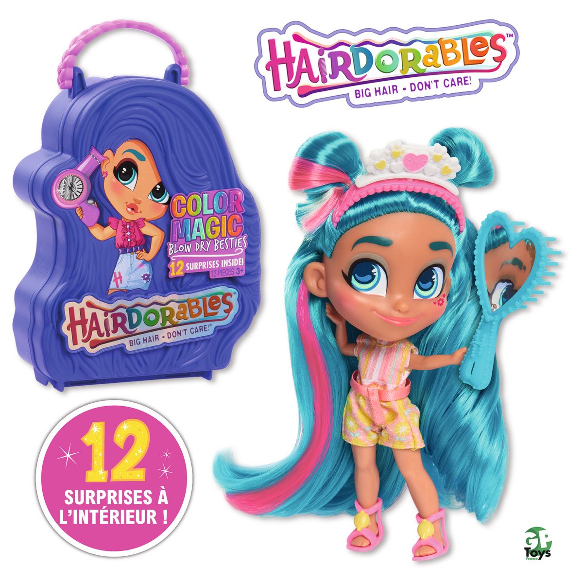GP TOYS Hairdorables - Poupée Surprise - Serie 6 - Color Magic 