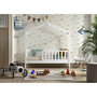 Voir la diapositive 2 : Vipack Lit cabane Dallas 70x140 blanc
