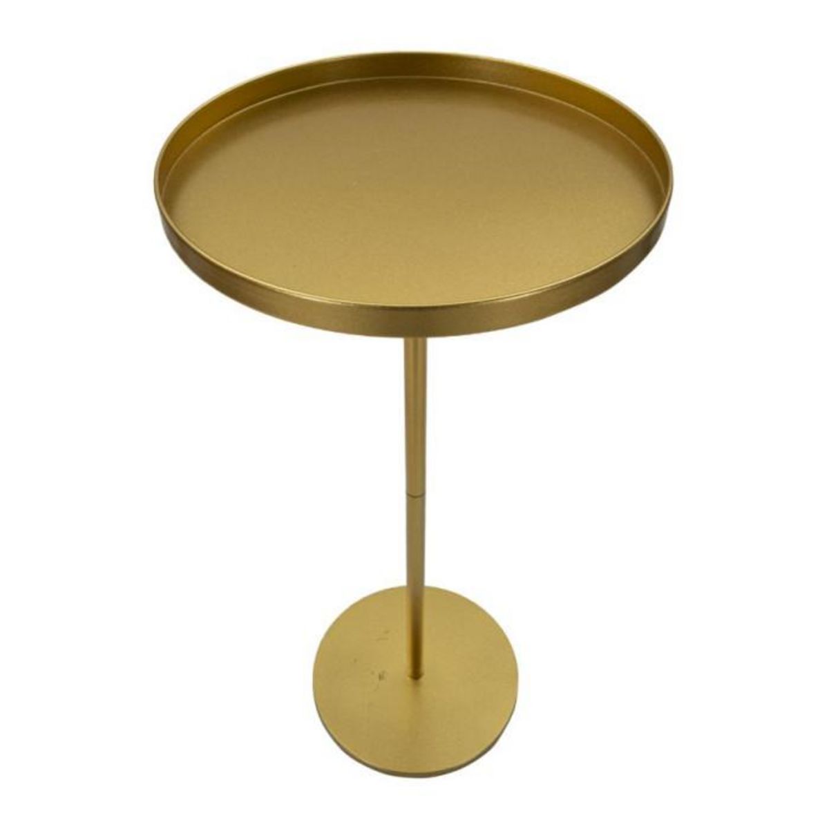 Paris Prix Table d'Appoint en Métal  Doha  100cm Or
