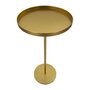 Voir la diapositive 2 : Paris Prix Table d'Appoint en Métal  Doha  100cm Or