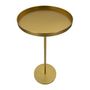 Voir la diapositive 2 : Paris Prix Table d'Appoint en Métal  Doha  100cm Or