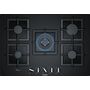 Voir la diapositive 1 : BOSCH Table verre gaz 75cm 5 feux noir semi-fleur de plan - ppq7a6b20