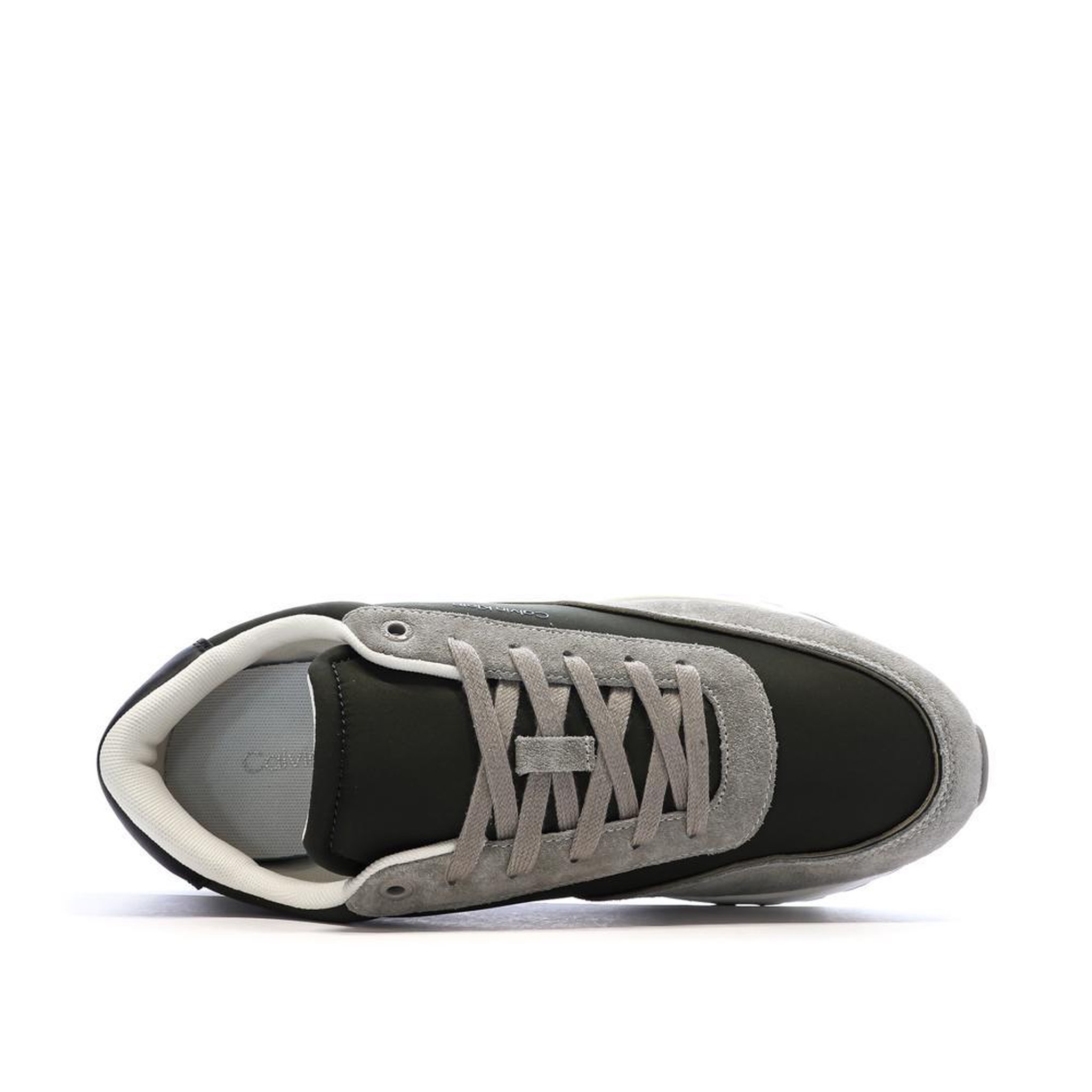Voir la diapositive 4 : CALVIN KLEIN JEANS Baskets Grises/Noires Homme Calvin Klein Jeans Low