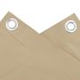 Voir la diapositive 4 : VIDAXL Ecran de balcon Beige 120x600 cm Tissu Oxford