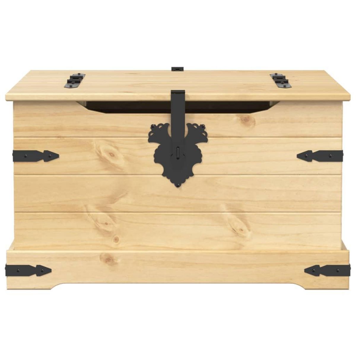 VIDAXL Boîte de rangement  78x78x45 cm bois de pin massif