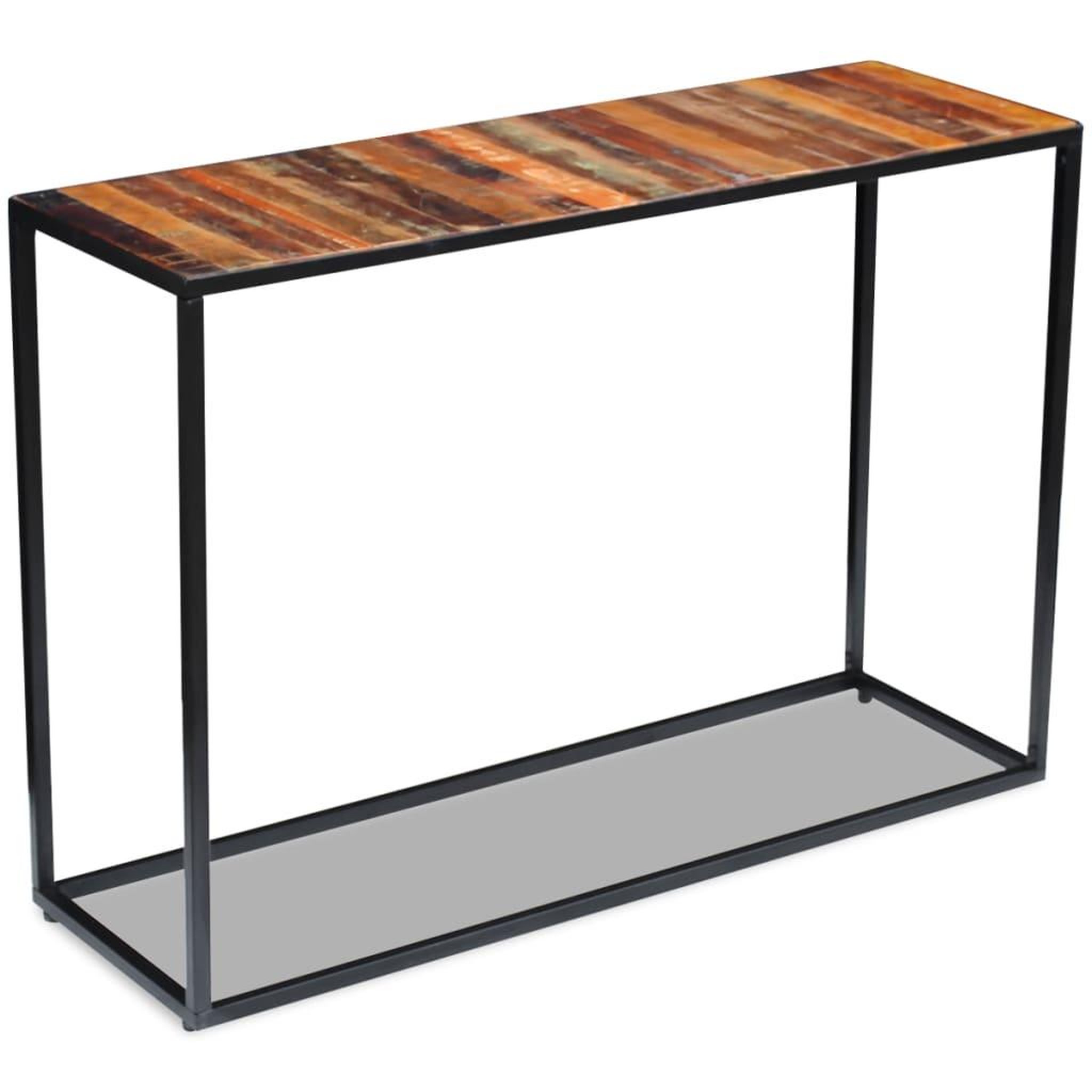 Voir la diapositive 4 : VIDAXL Table console bois de recuperation massif 110x35x76 cm