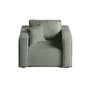Voir la diapositive 6 : BEST MOBILIER Topaze - fauteuil - en tissu velours relief