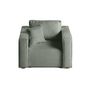 Voir la diapositive 6 : BEST MOBILIER Topaze - fauteuil - en tissu velours relief