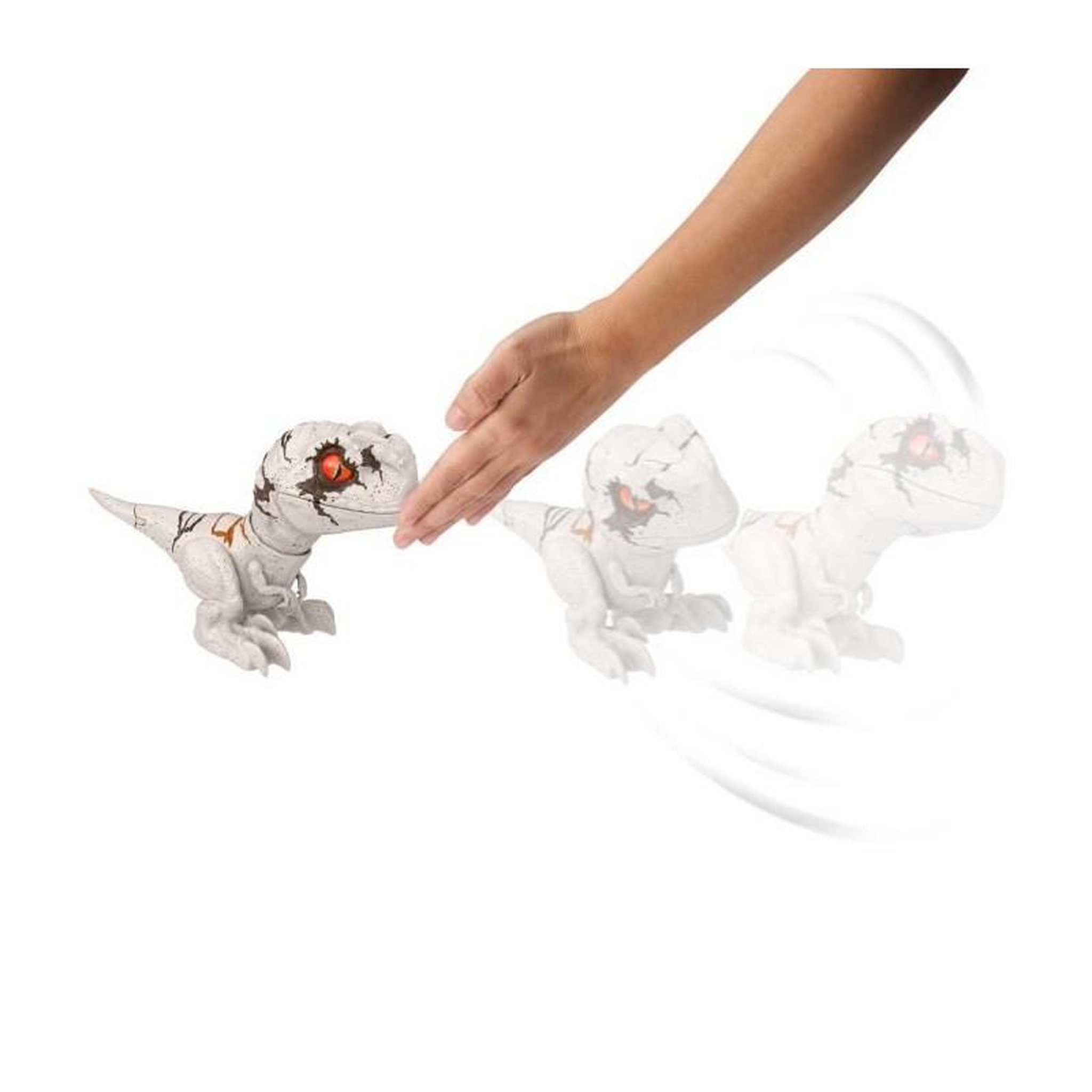 Voir la diapositive 4 : MATTEL JURASSIC WORLD - Bébé Speed Dino Ghost - Figurines d'action - 4 ans et +