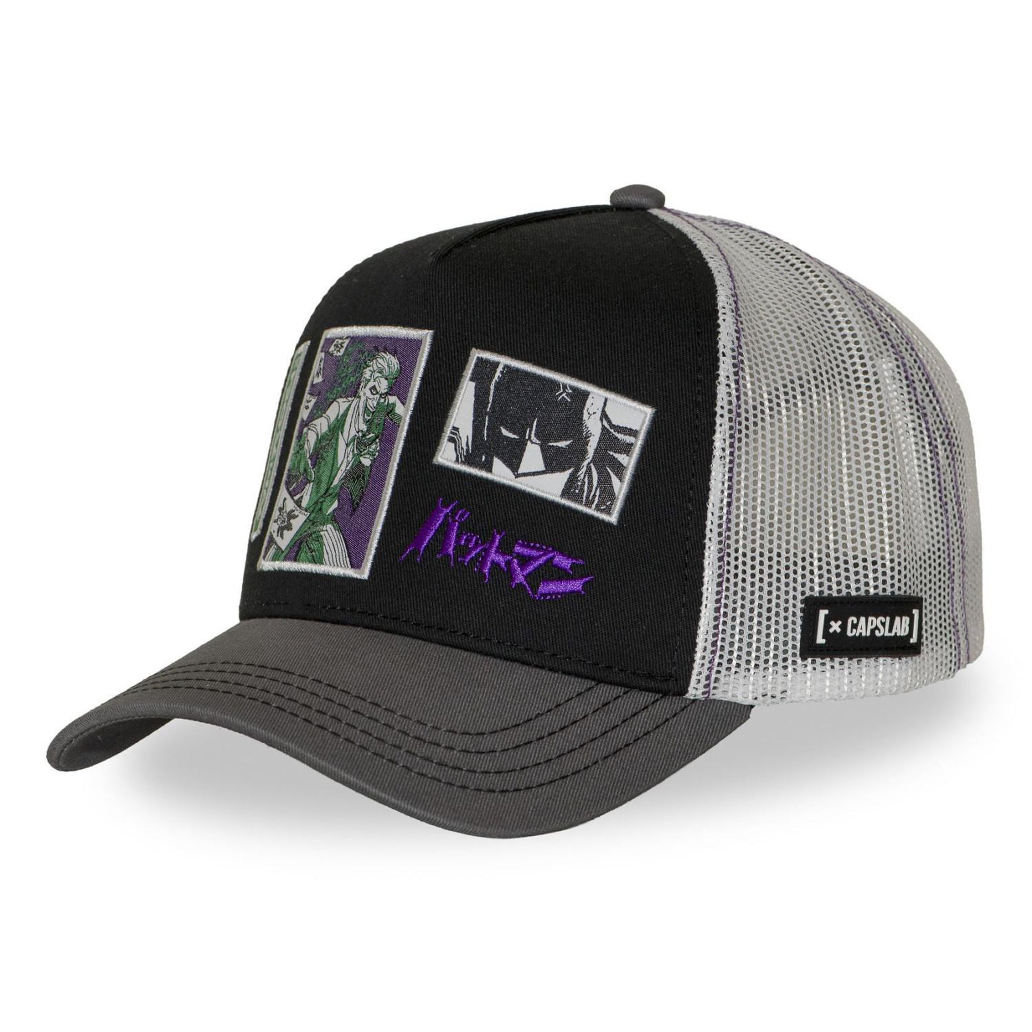 Voir la diapositive 1 : CAPSLAB Casquette trucker avec filet dc comics joker
