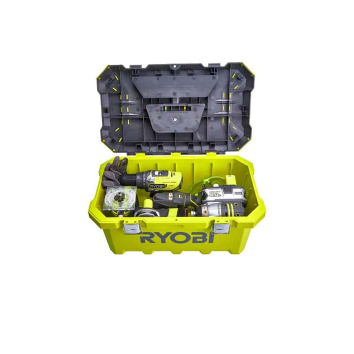 Ryobi Boîte à outils 49 cm - 33 L - Attaches métal RYOBI