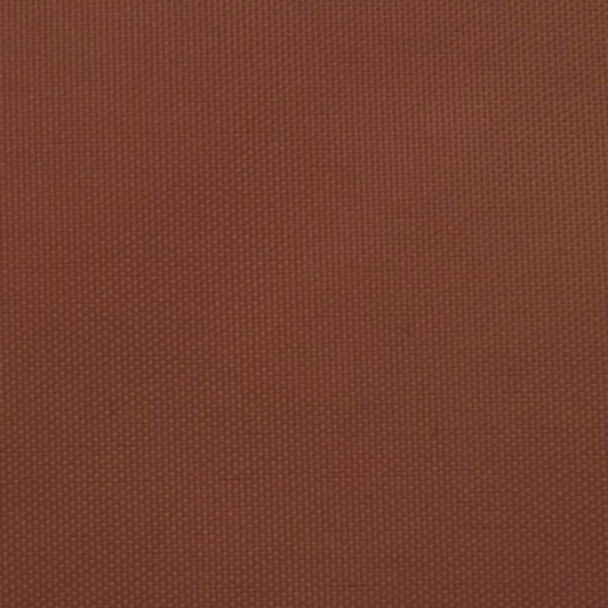 VIDAXL Voile de parasol Tissu Oxford trapeze 3/5x4 m Terre cuite