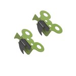 Fackelmann Ensemble de 2 Ouvre-boîtes manuel papillon Fackelmann